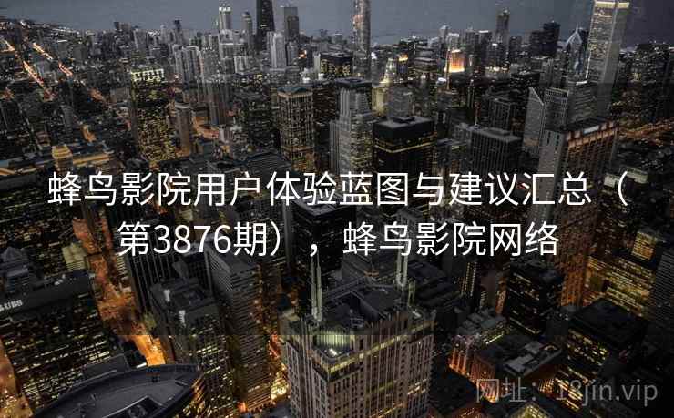 蜂鸟影院用户体验蓝图与建议汇总（第3876期），蜂鸟影院网络